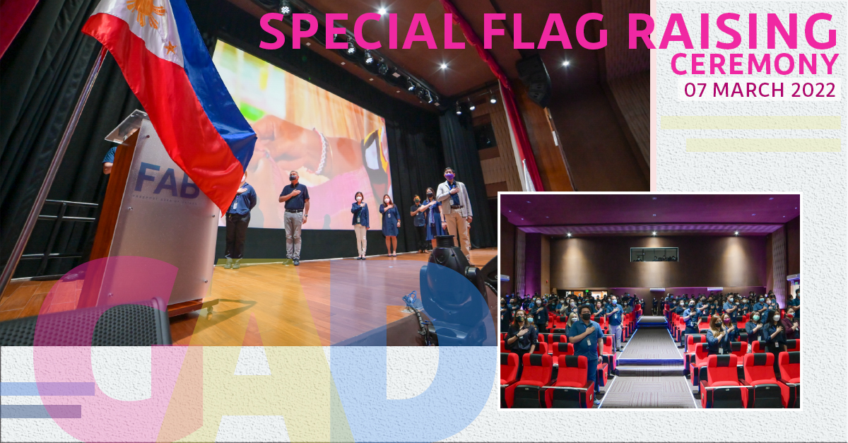 Special Flag Raising - banner